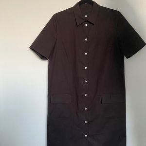 brown button down dress 🤎